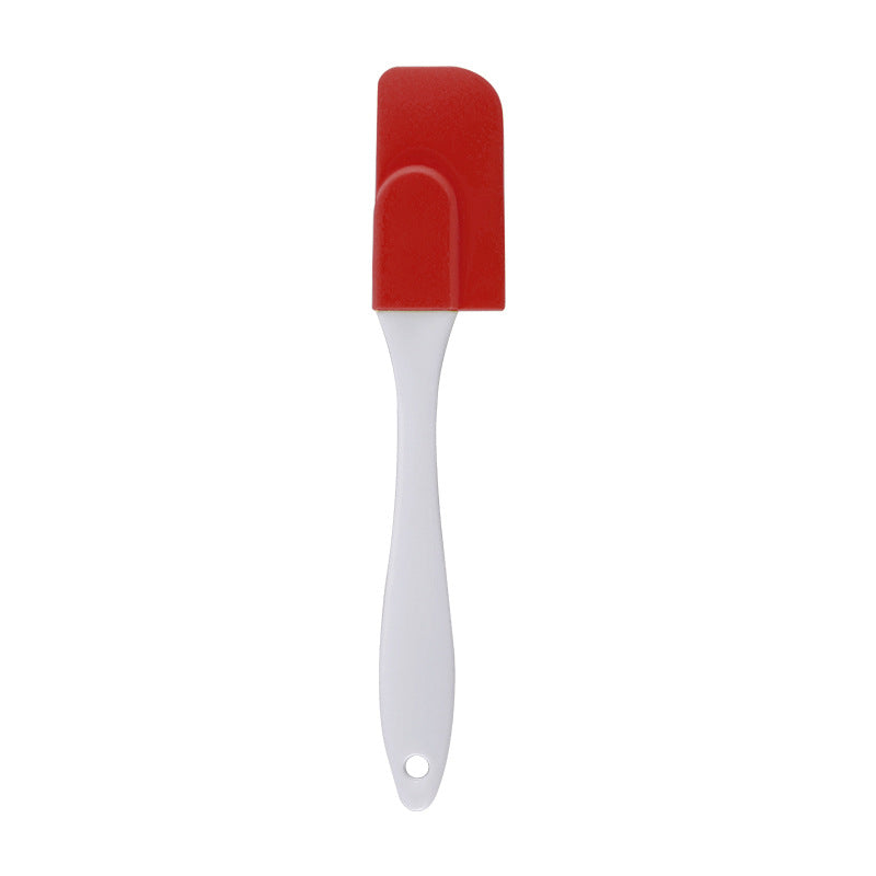 KFX-2801981 Silicone Cake Split Scraper with White Handle - Modern and Simple Design