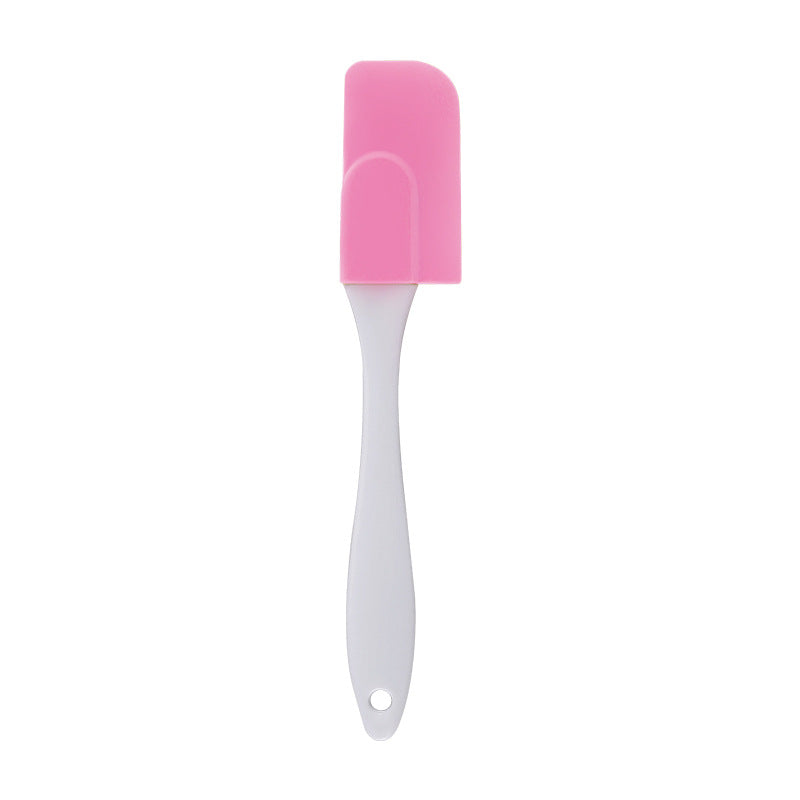 KFX-2801981 Silicone Cake Split Scraper with White Handle - Modern and Simple Design