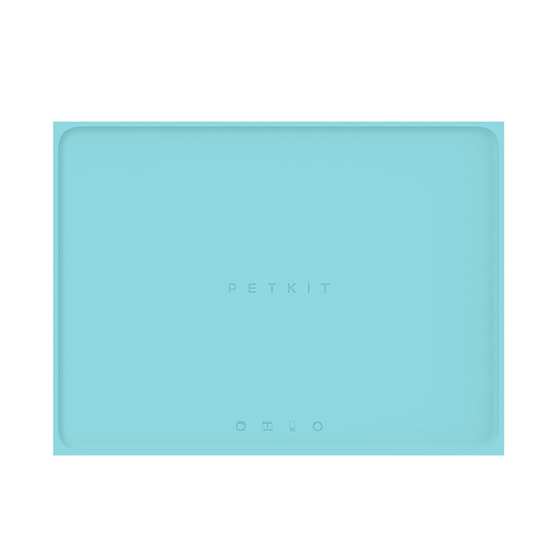 KFX-2803645 Silicone Anti-Spill Pet Placemat, Non-Slip, Waterproof, Easy to Clean, Bite-Resistant, Available in Blue, White, Gray, Red