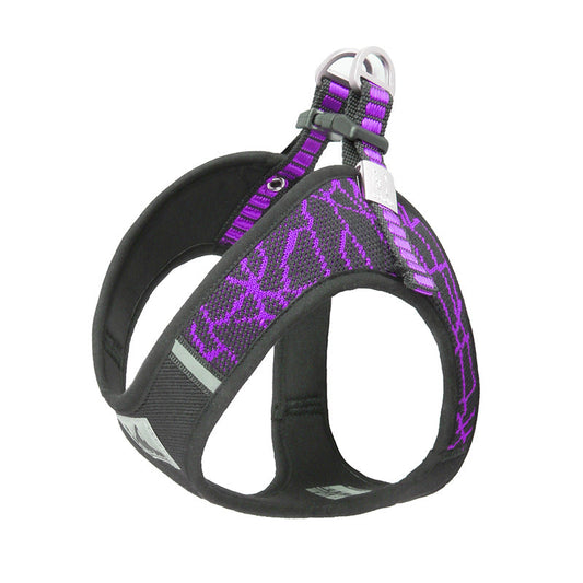 KFX-2806845 Adjustable Chest Harness and Leash for Pets – Durable Flying Woven Fabric