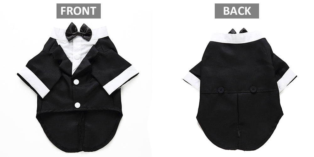 KFX-2811709 Stylish Polyester Dog Suit - England Inspired Pet Outfit for All Sizes