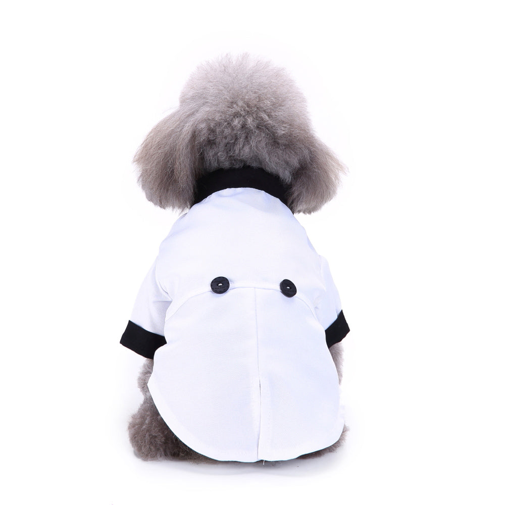 KFX-2811709 Stylish Polyester Dog Suit - England Inspired Pet Outfit for All Sizes