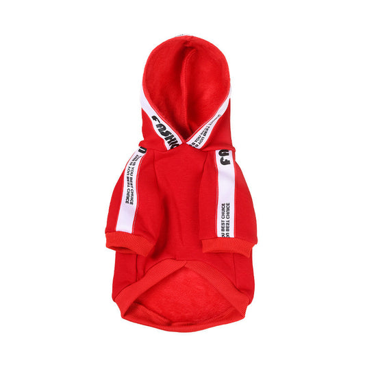 KFX-2812605 Stylish Cotton Sweater for Small and Medium Dogs - Black and Red Options Available
