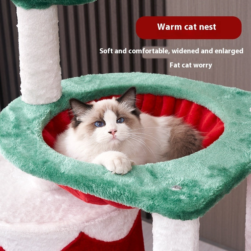 KFX-2814781 Integrated Cat Scratching Toy in Festive Colors with Density Plate Design
