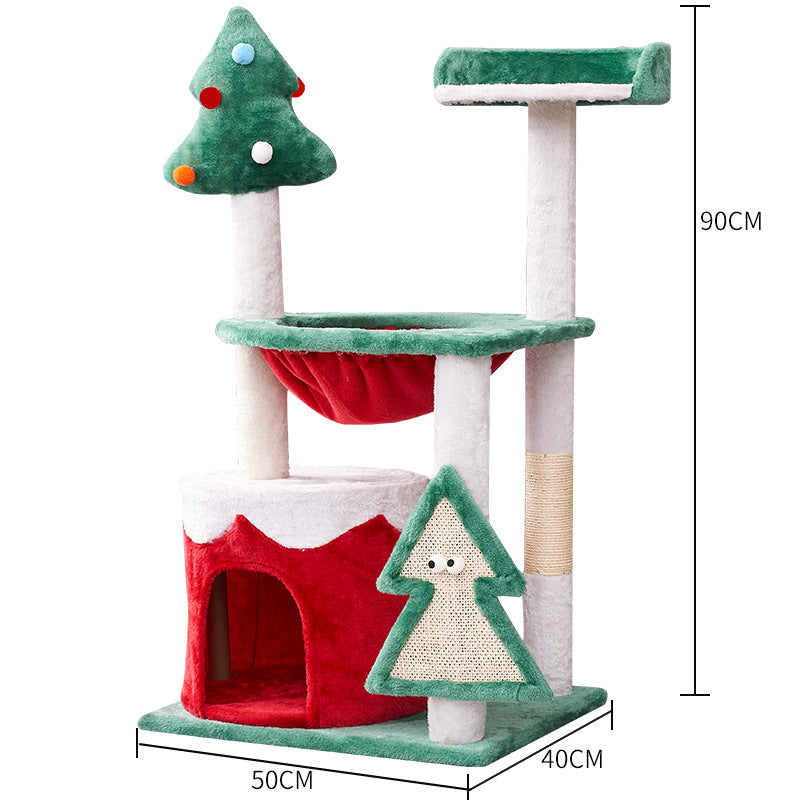 KFX-2814781 Integrated Cat Scratching Toy in Festive Colors with Density Plate Design