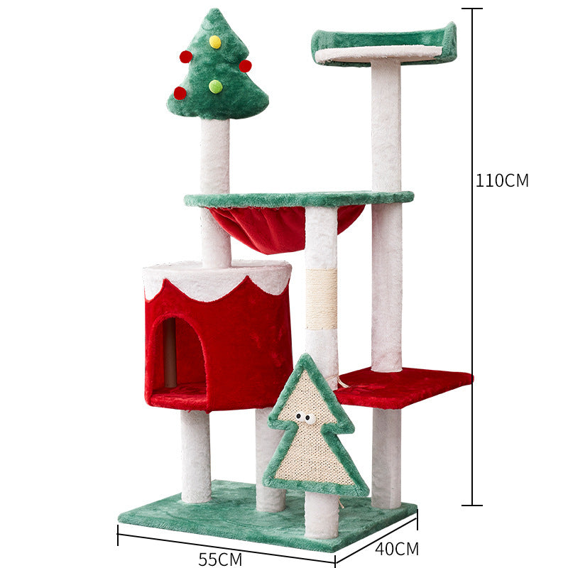 KFX-2814781 Integrated Cat Scratching Toy in Festive Colors with Density Plate Design