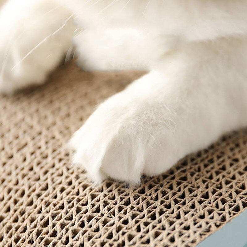 KFX-2816573 Cat Climbing Frame and Scratching Board - Corrugated Paper for Grinding Claws