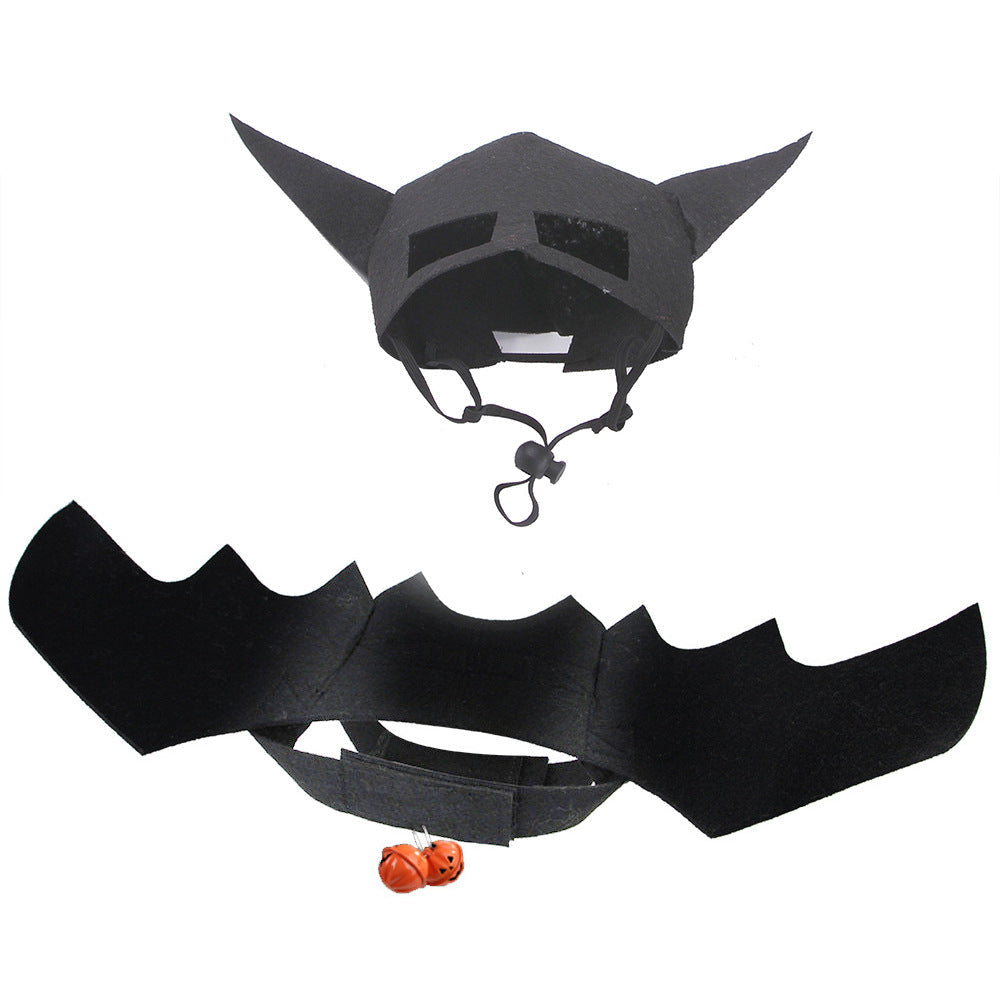 KFX-2817469 Bat Wings Corset and Mask Set for Pets - Available in S, M, L Sizes