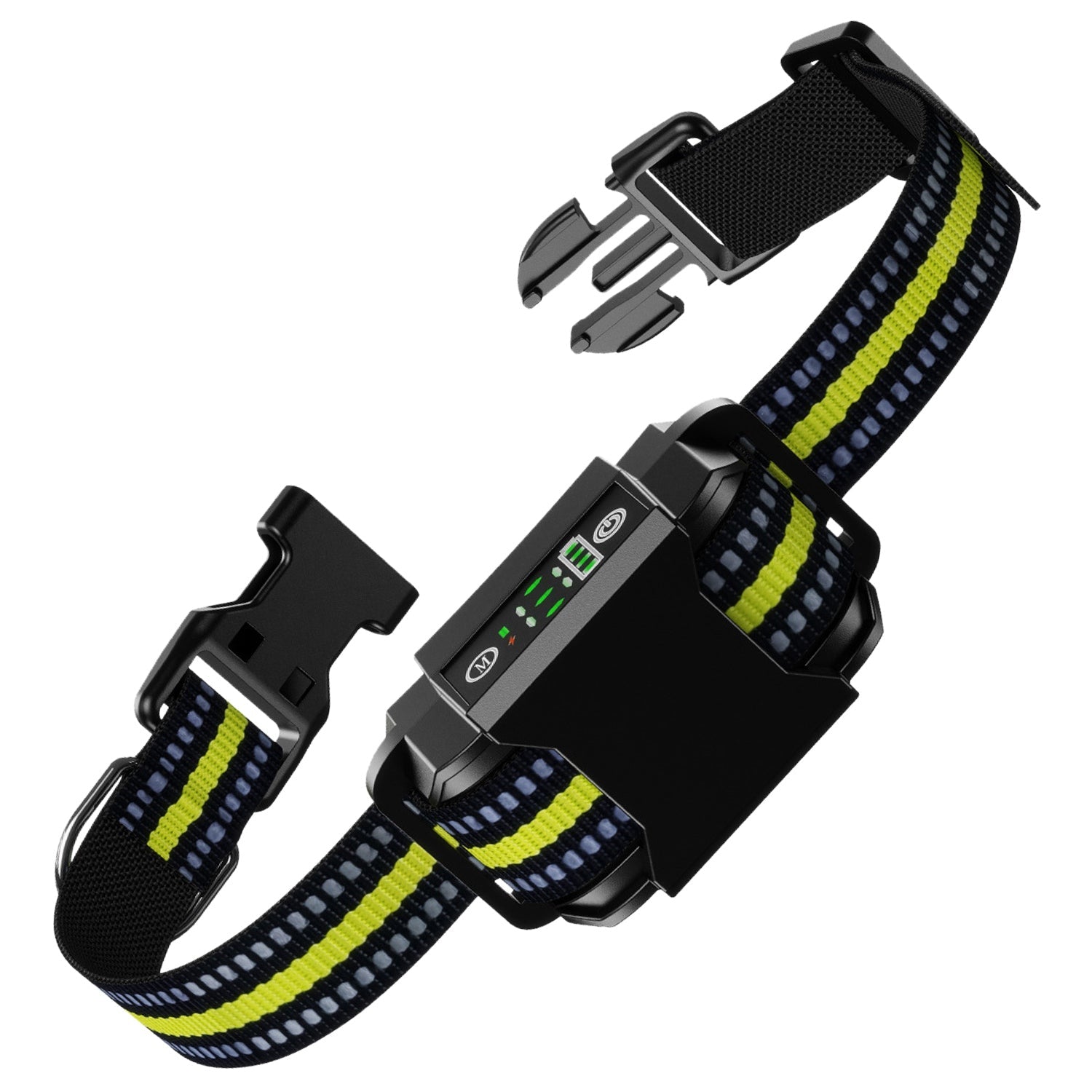 KFX-2818749 Rechargeable Waterproof Dog Bark Collar with Beep, Vibration, and Static Modes for Training