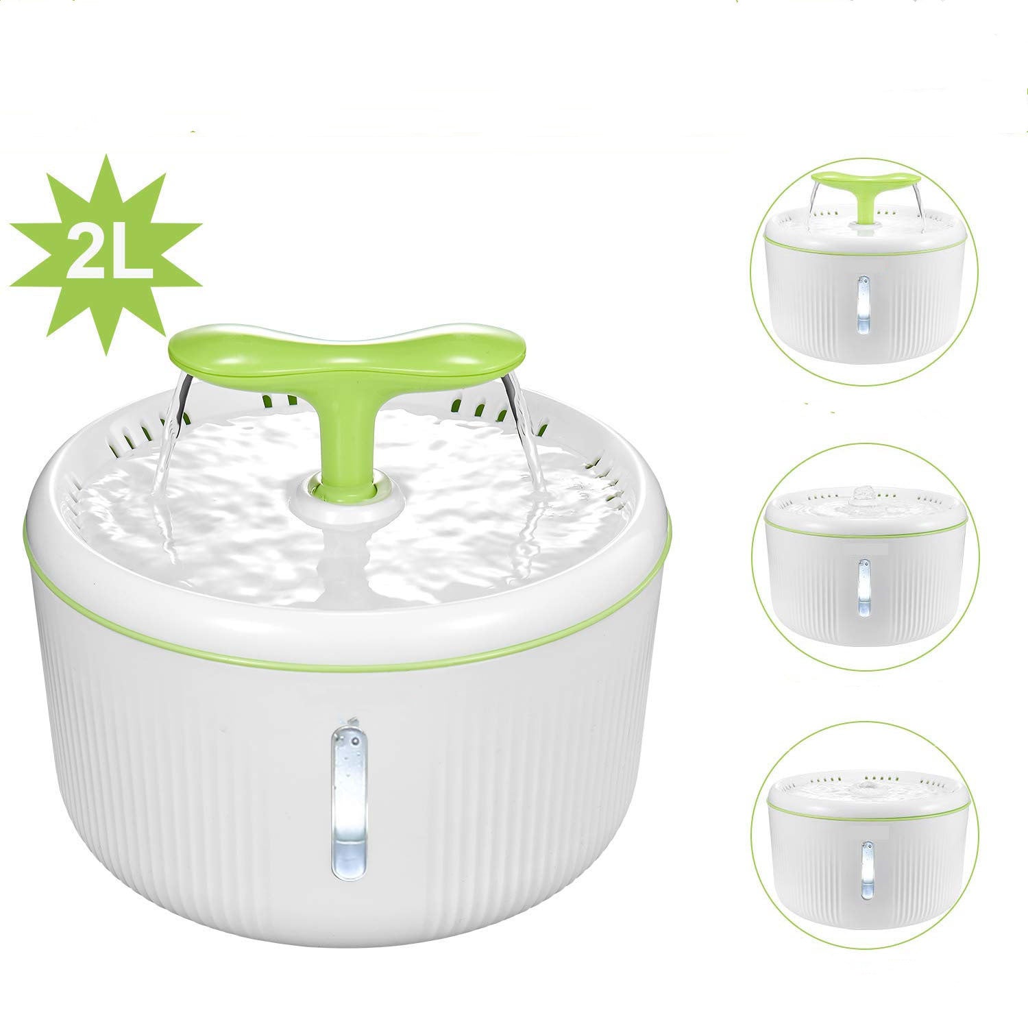 KFX-2819133 Automatic Pet Cat and Dog Drinking Fountain with Removable Water Tank and Filter System