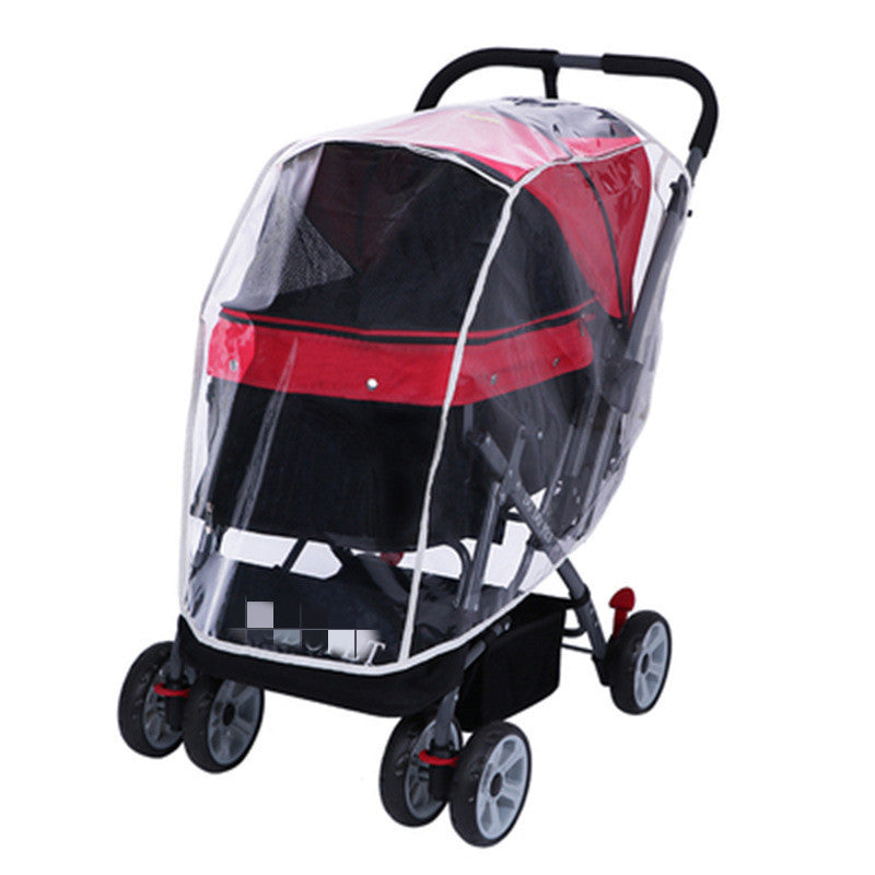 KFX-2820669 Waterproof Trolley Raincoat Poncho for Pets – Dog & Cat Compatible