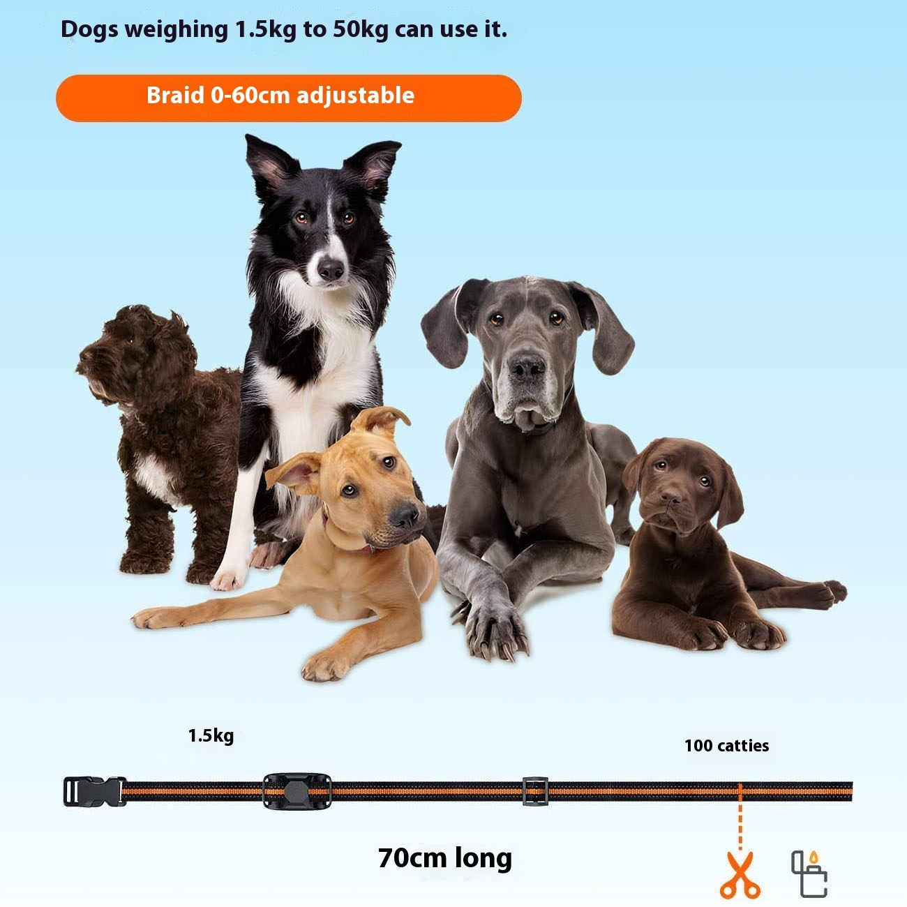 KFX-2821053 Waterproof Remote Control Bark Stopper for Dog Training with Electric Shock Function