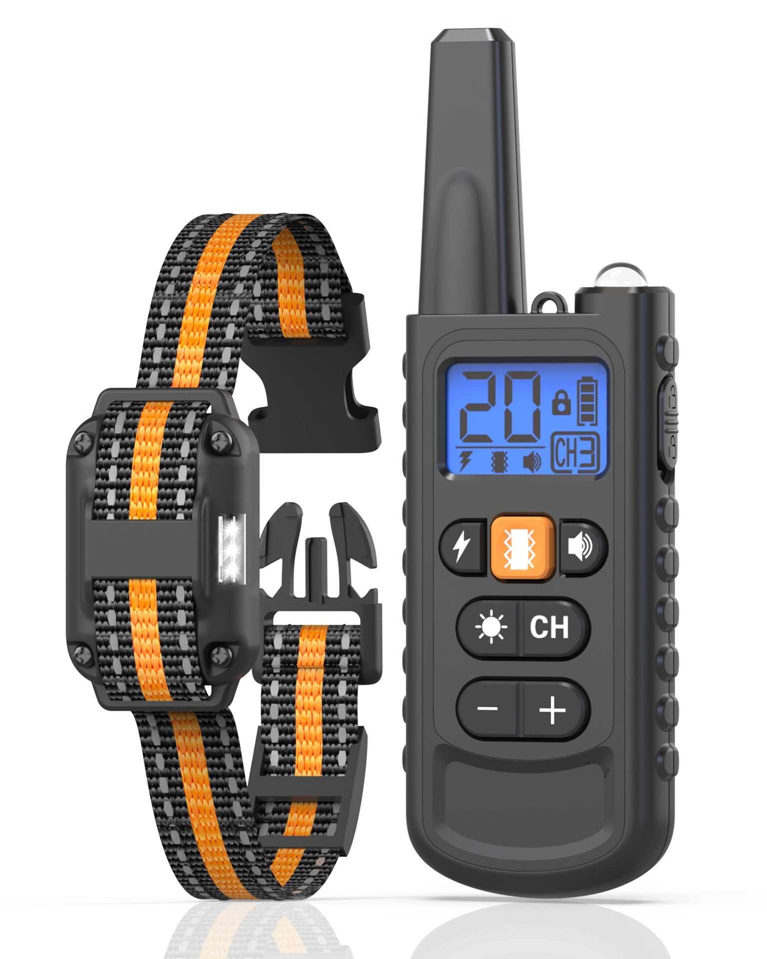 KFX-2821053 Waterproof Remote Control Bark Stopper for Dog Training with Electric Shock Function