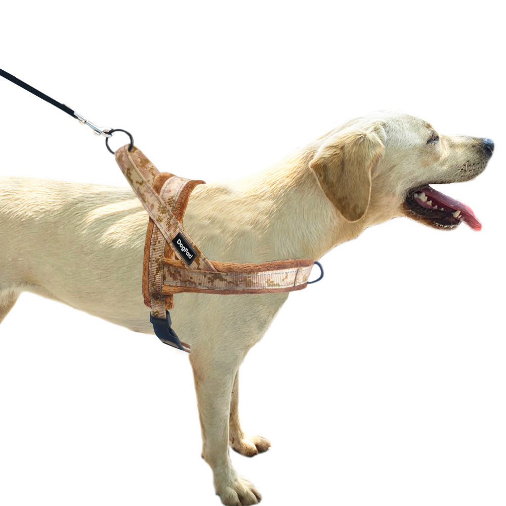 KFX-2822333 Pet Chest Strap with Flap and Comfortable Lining for Dog Leash, Available in Multiple Colors and Sizes