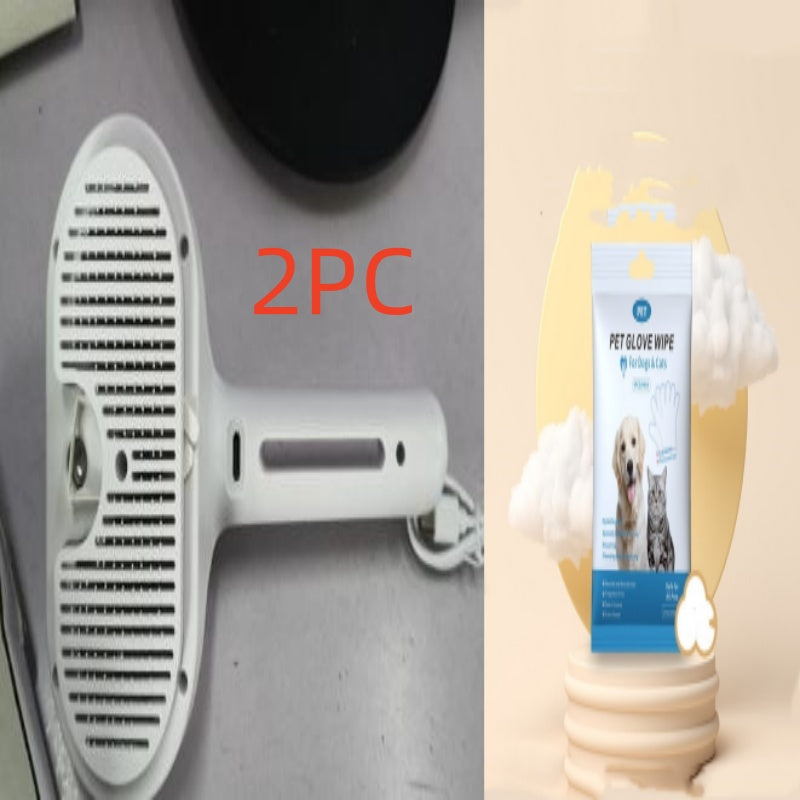 KFX-2824509 Self-Cleaning Pet Comb with Integrated Mist Humidifier for Dogs and Cats, Ideal for Dematting and Grooming