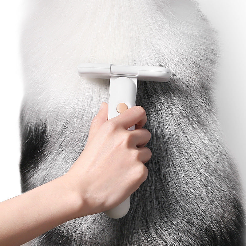 KFX-2824637 Pet Hair Removal Comb for Cats and Dogs - Five Modes, Easy to Use, Reusable Design, Perfect for Furniture and Clothing