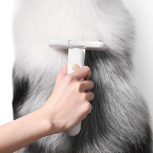 KFX-2824637 Pet Hair Removal Comb for Cats and Dogs - Five Modes, Easy to Use, Reusable Design, Perfect for Furniture and Clothing
