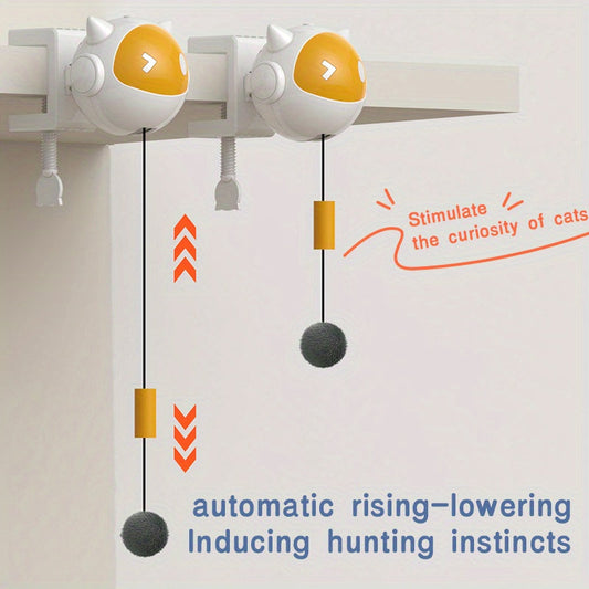 KFX-2832061 Interactive Automatic Cat Toy with Moving Ball for Stimulating Hunting Instincts – Durable Design, Battery Operated