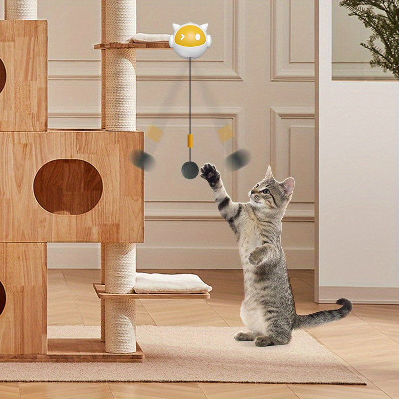 KFX-2832061 Interactive Automatic Cat Toy with Moving Ball for Stimulating Hunting Instincts – Durable Design, Battery Operated