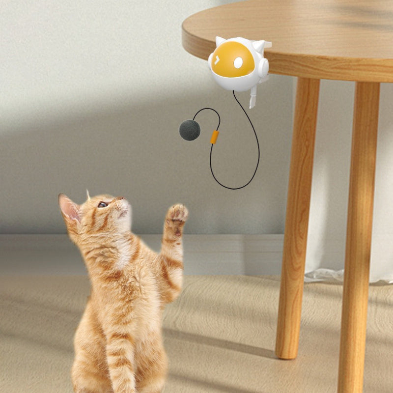 KFX-2832061 Interactive Automatic Cat Toy with Moving Ball for Stimulating Hunting Instincts – Durable Design, Battery Operated