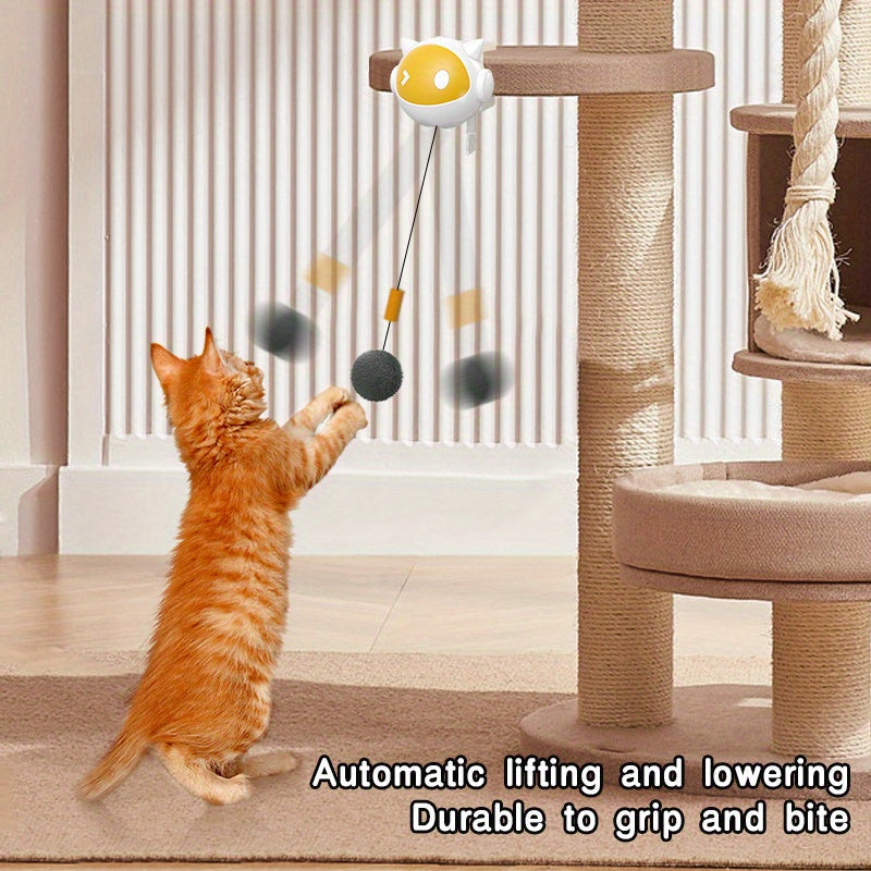 KFX-2832061 Interactive Automatic Cat Toy with Moving Ball for Stimulating Hunting Instincts – Durable Design, Battery Operated