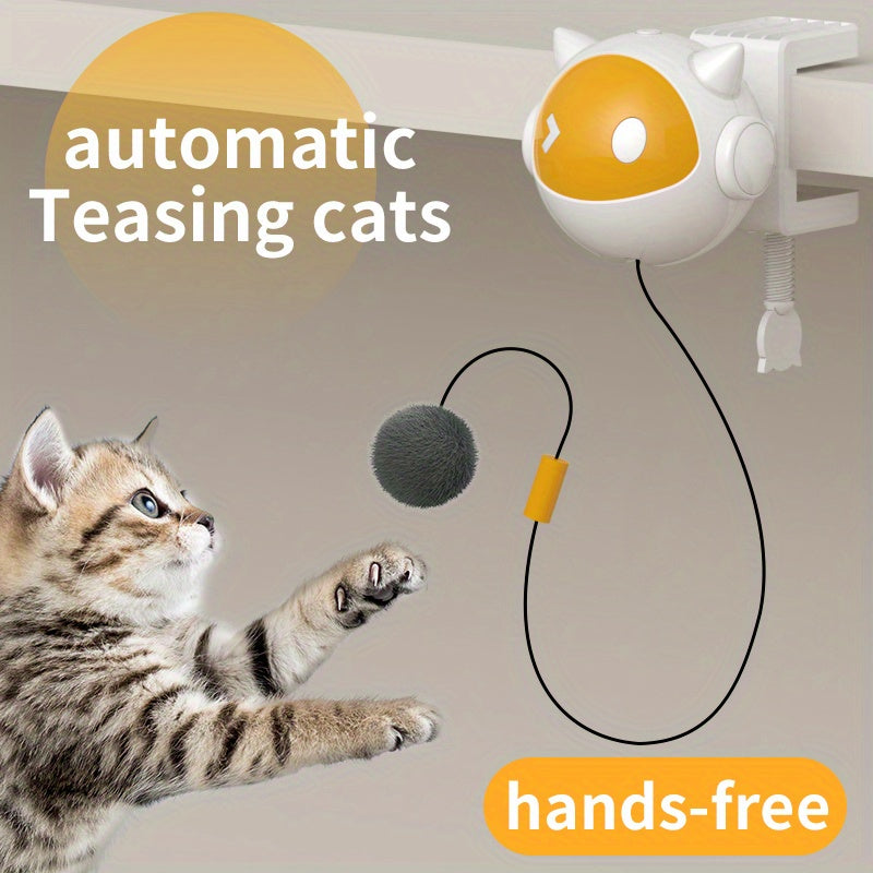 KFX-2832061 Interactive Automatic Cat Toy with Moving Ball for Stimulating Hunting Instincts – Durable Design, Battery Operated