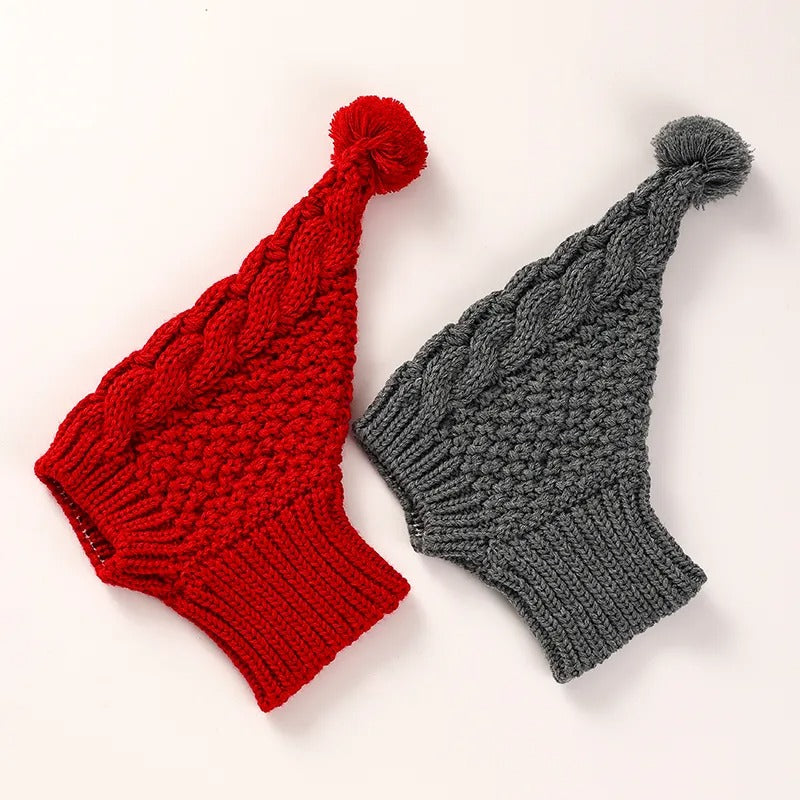 KFX-2832573 Cozy Pet Woolen Hat for Winter, Ideal for Photos and Gift Giving