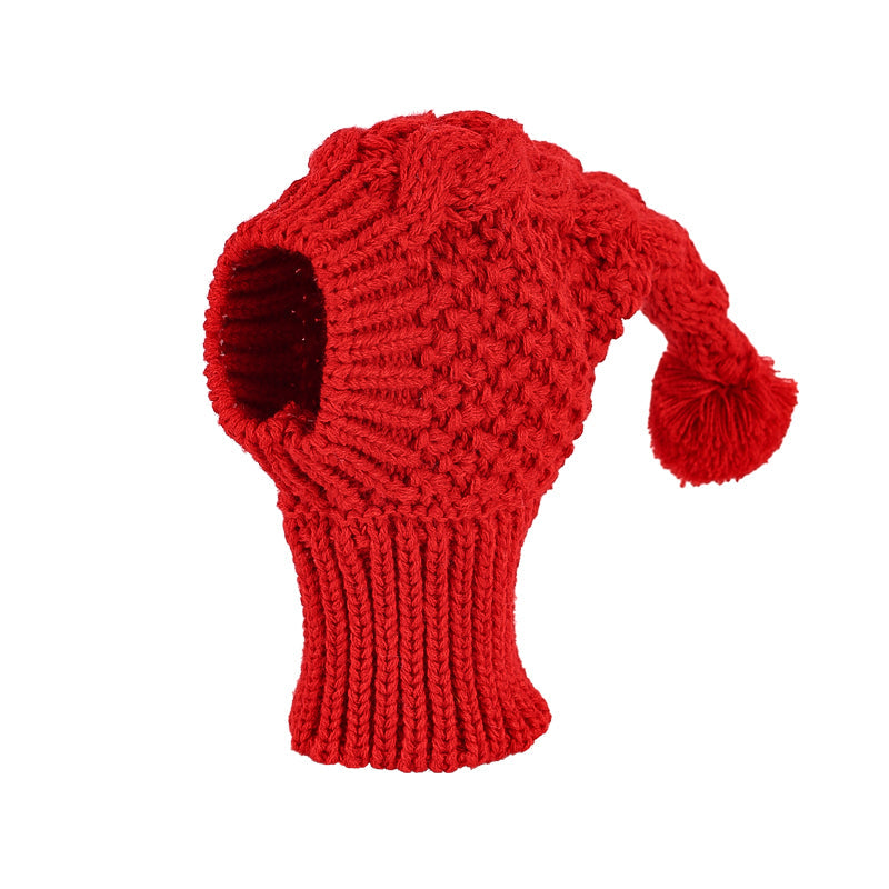 KFX-2832573 Cozy Pet Woolen Hat for Winter, Ideal for Photos and Gift Giving