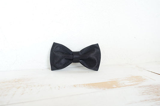 KFX-2836541 Creative Polyester Bowknot Pet Chain Ring and Rope Strap in Black Knight