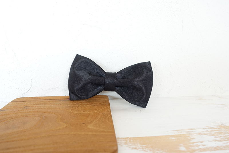 KFX-2836541 Creative Polyester Bowknot Pet Chain Ring and Rope Strap in Black Knight