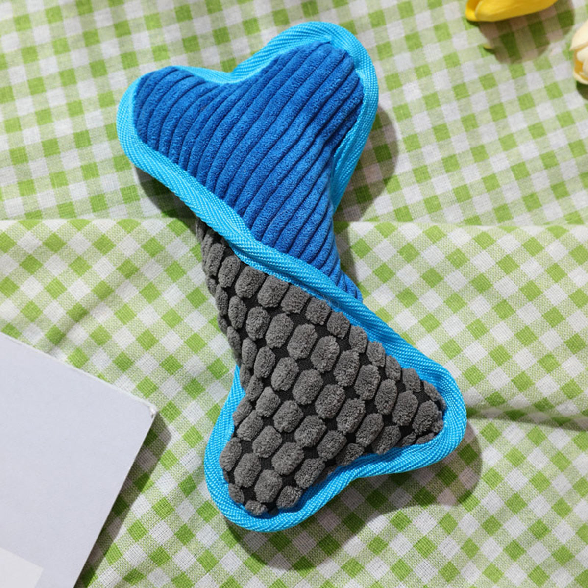 KFX-2837821 Bite-Resistant Teddy Toy with Dog Sound and Soft Fleece Lining for Pet Boredom Relief