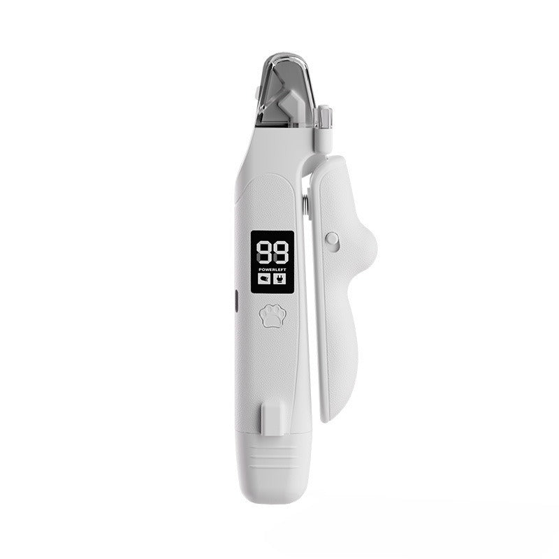 KFX-2838333 LED Cat Nail Piercing Device with USB Charging - Anti-Blood Design, Compact Size