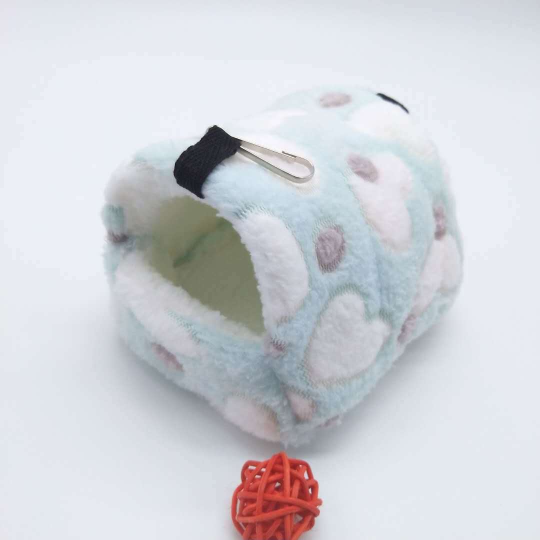 KFX-2838589 Cozy Cotton Nest for Small Pets - Multi-Sized Flannel Bedding in Purple, Pink, Coffee, Sky Blue