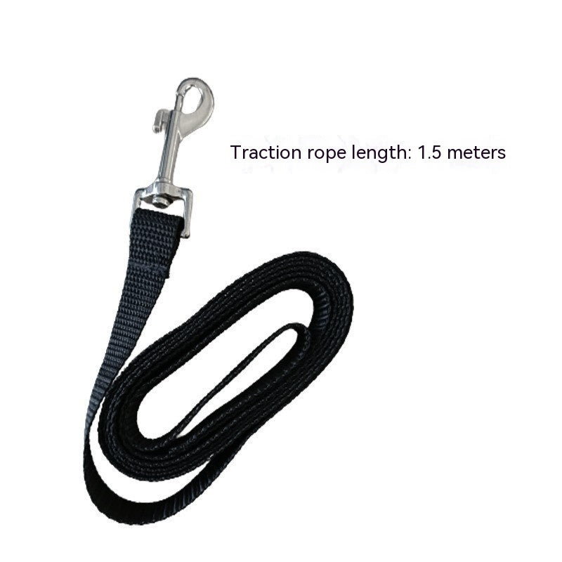KFX-2840125 Pet Safety Chest Strap and Hand Holding Rope Set - Durable Polyester Material, Available in Sizes S, M, L, XL