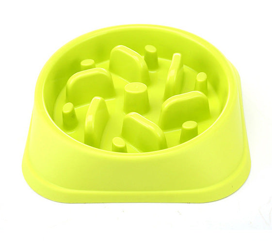 KFX-2840509 Anti-Choking Slow Feed Dog Bowl - Eco-Friendly PP Material, 20.5cm Diameter