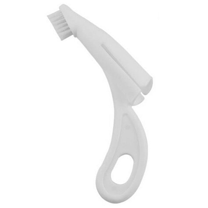 KFX-2841789 Pet Finger Toothbrush for Dogs and Cats - Silicone Bristles, Ergonomic Design, Lightweight Dental Care Tool