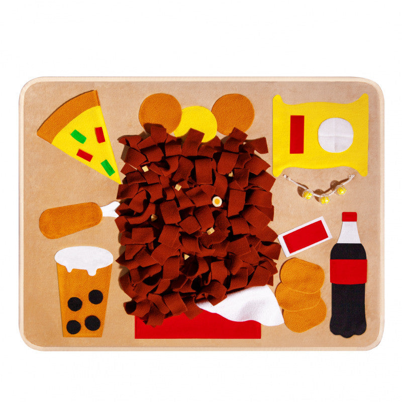 KFX-2842173 Interactive Sniffing Mat for Puppies - Engaging Training Puzzle Toy for Boredom Relief