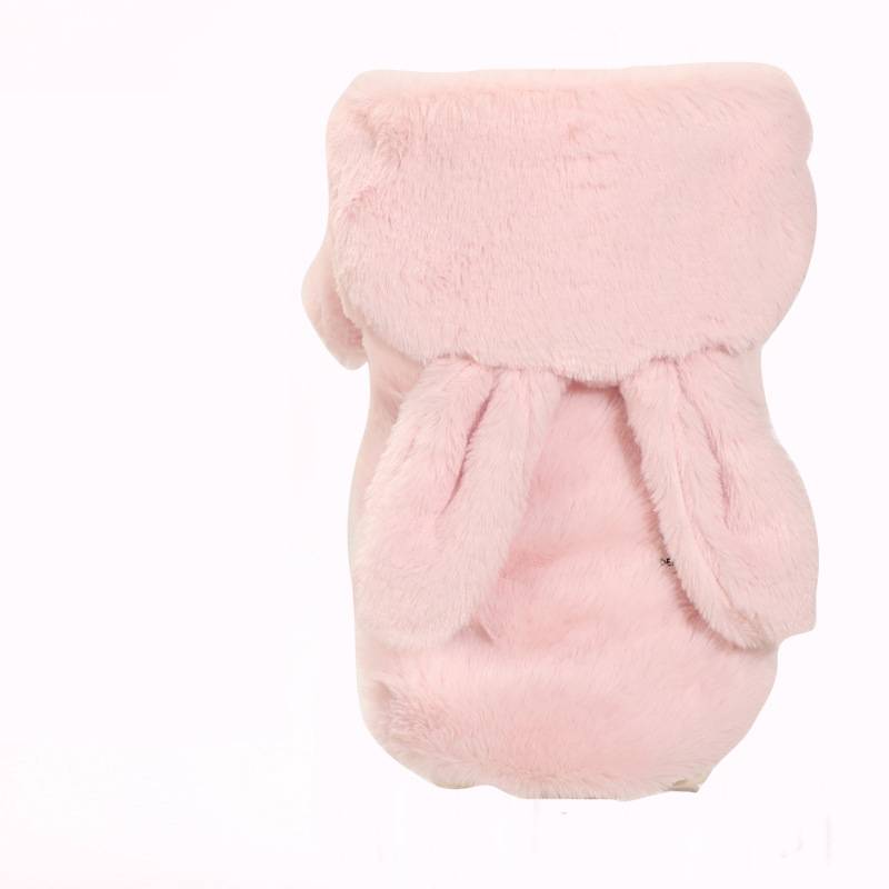 KFX-2844733 Cozy Polka Dot Four-Legged Dog Padded Coat for Autumn and Winter