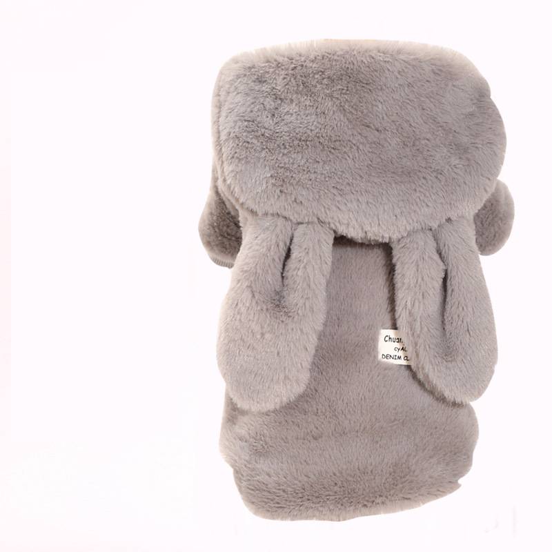 KFX-2844733 Cozy Polka Dot Four-Legged Dog Padded Coat for Autumn and Winter