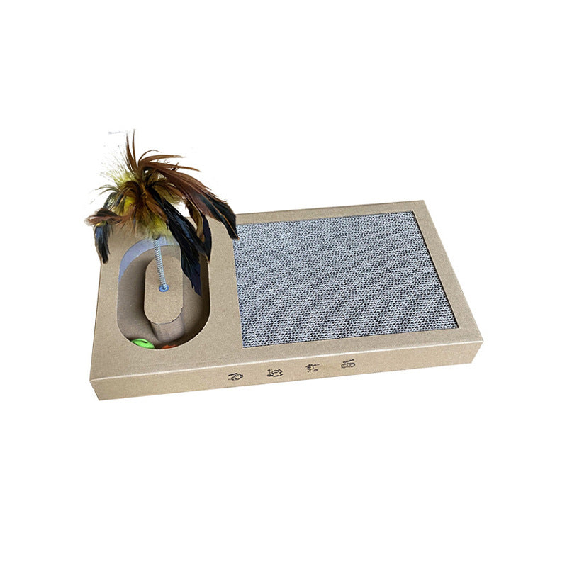 KFX-2846269 Durable Corrugated Paper Cat Scratching Board - Small Size Options Available