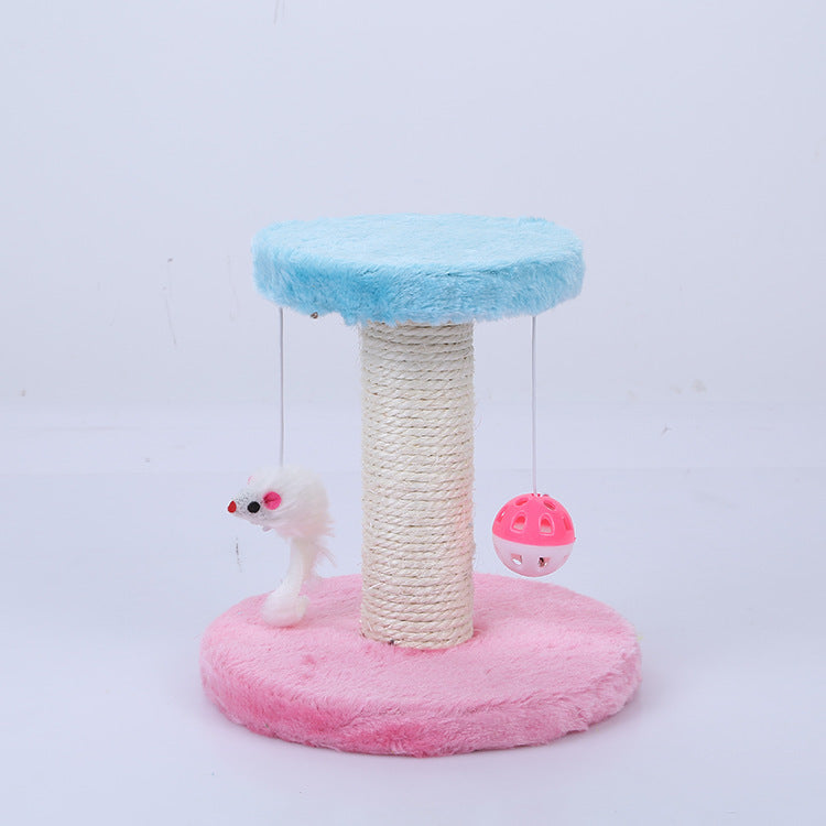 KFX-2849341 Kitten Climbing Table - Flannel & Sisal Cat Educational Toy for Active Play