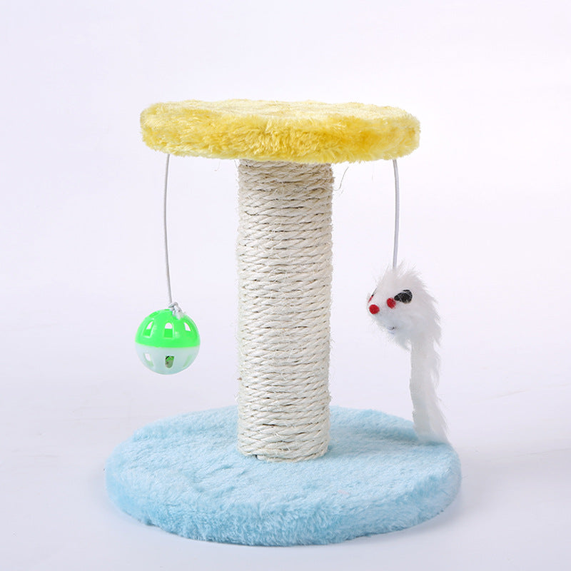 KFX-2849341 Kitten Climbing Table - Flannel & Sisal Cat Educational Toy for Active Play