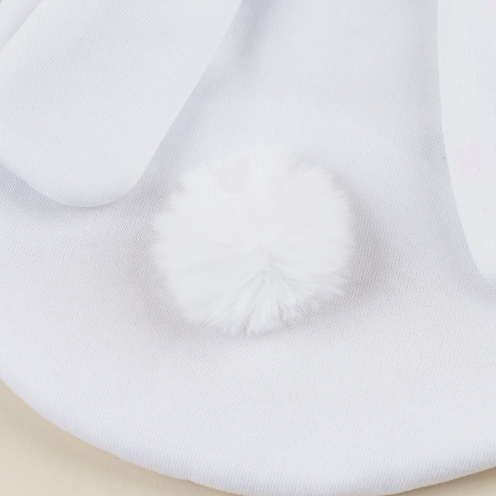 KFX-2851133 Cozy Rabbit-Shaped Pet Sweater in White for Small to Extra Large Pets
