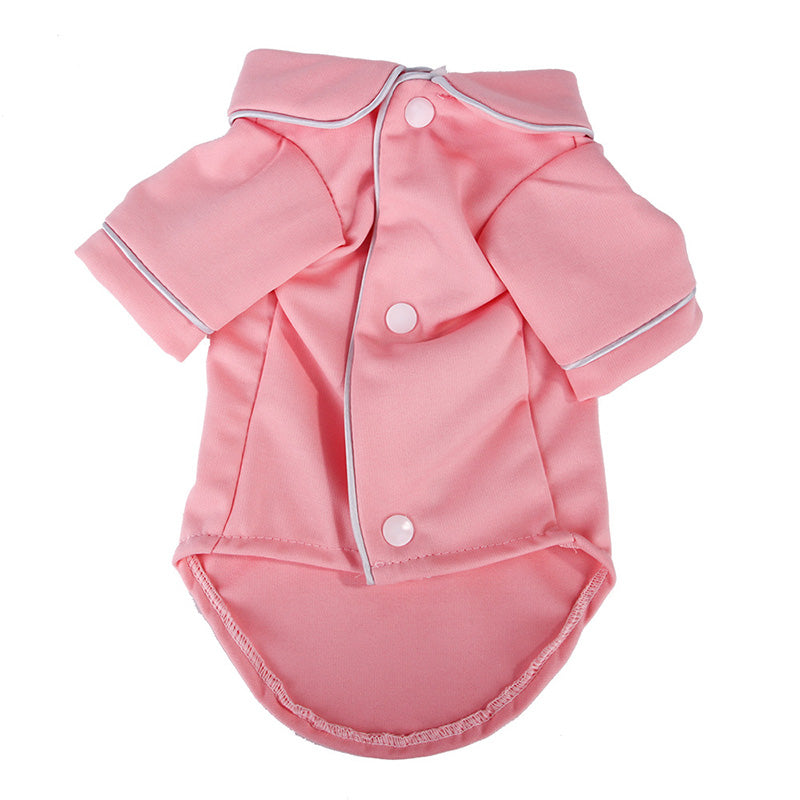 KFX-2854205 Cozy Summer Dress for Pets - Knitted Cloth in Blue, Black, Pink, and Polka Dots