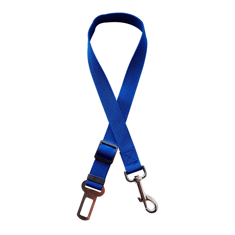 KFX-2855613 Pet Car Seat Belt with Retractable Hand Holding Rope - Available in Multiple Colors