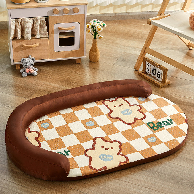 KFX-2855869 Removable and Washable Dog Mat for Summer Comfort - Available in Multiple Sizes