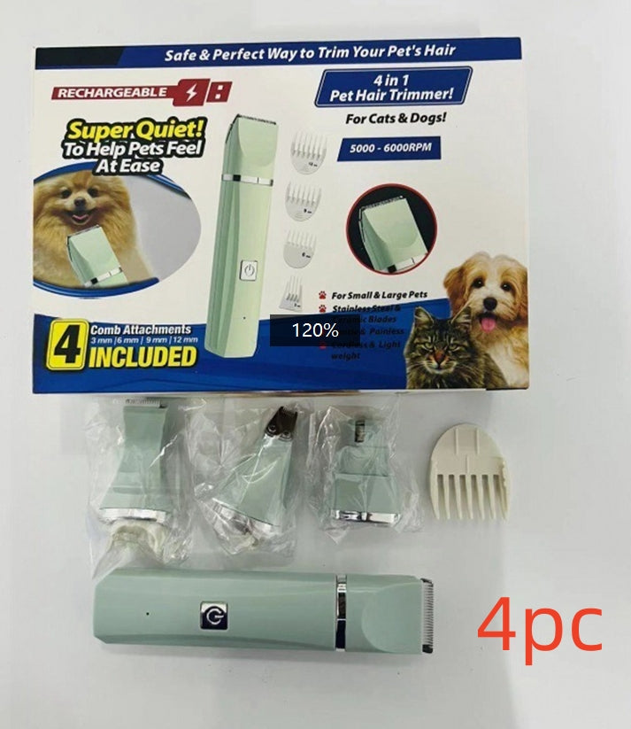 KFX-2857405 Four-in-One Mute Rechargeable Lady Shaver for Body and Foot Hair Removal