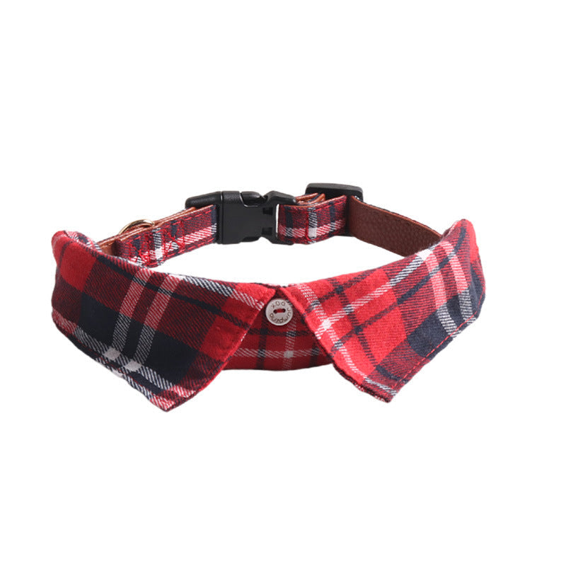 KFX-2859581 Gentleman Dog Collar with Detachable Bow Tie in Various Stylish Patterns