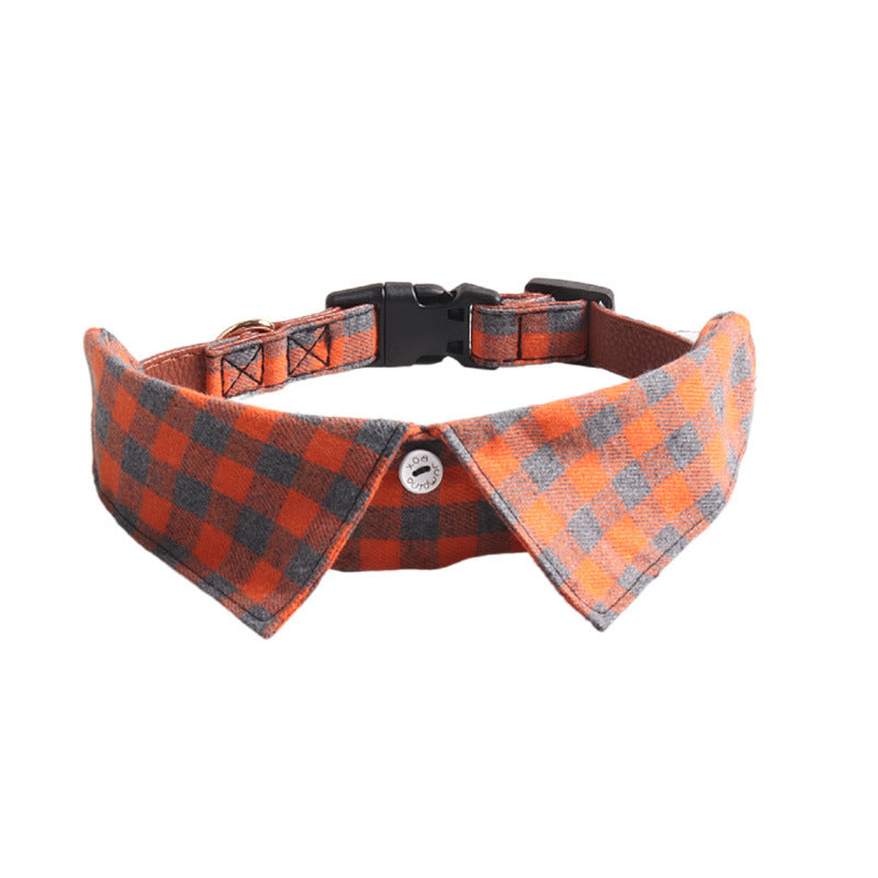 KFX-2859581 Gentleman Dog Collar with Detachable Bow Tie in Various Stylish Patterns