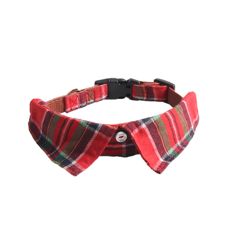 KFX-2859581 Gentleman Dog Collar with Detachable Bow Tie in Various Stylish Patterns